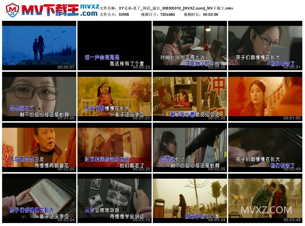 XY兄弟-老了_国语_流行_MB300310
